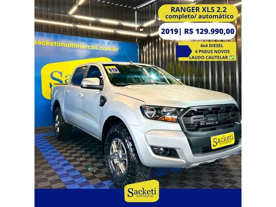 FORD RANGER 2.2 XLS 4X4 CD 16V DIESEL 4P AUTOMÁTICO FORD RANGER 2.2 XLS 4X4 CD 16V DIESEL 4P AUTOMÁTICO